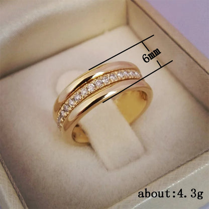 Wedding Ring with Zirconia – Exclusive Feminine Elegance