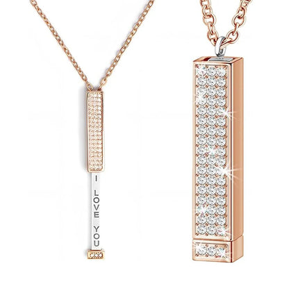I Love You - Hidden Message Necklace
