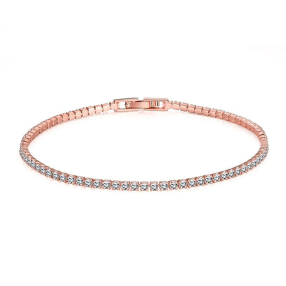 925 Silver Tennis Bracelet with Zirconia