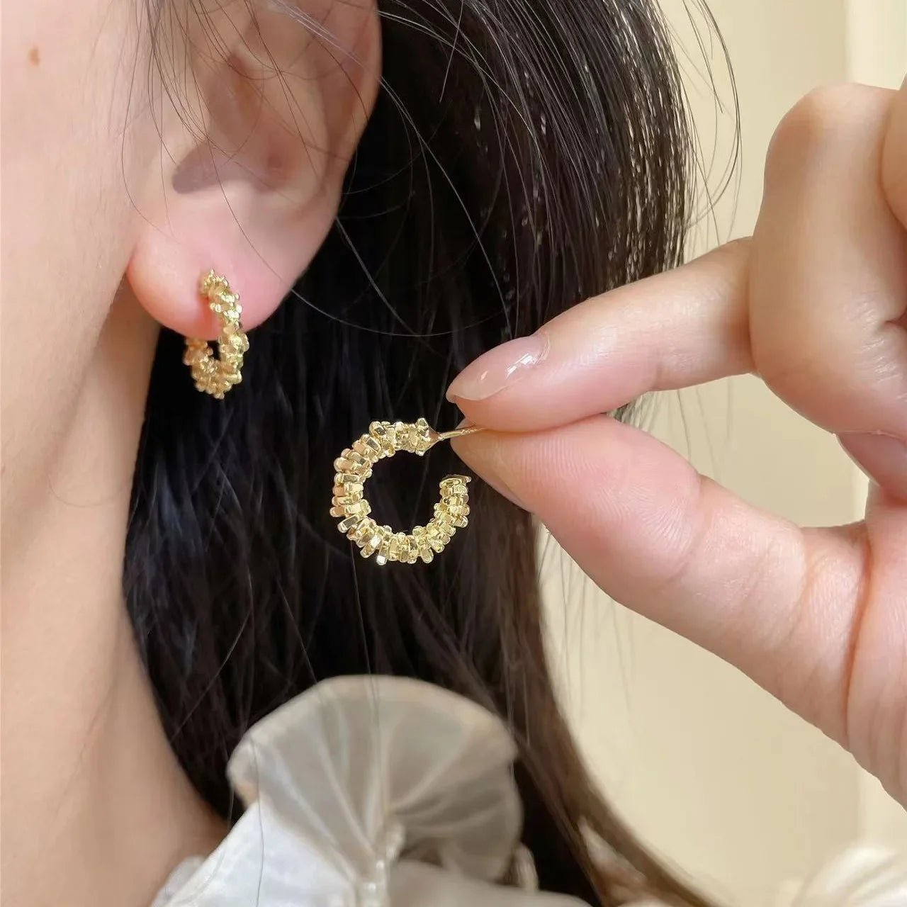 Elegant C Irregular Earrings for Women