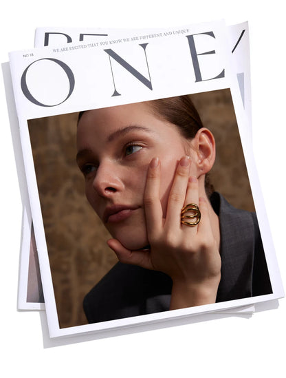 Geometric Stainless Steel Ring, ELEGANT