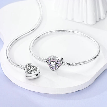 925 Silver Bracelet Four-Leaf Clover with Green Zirconia