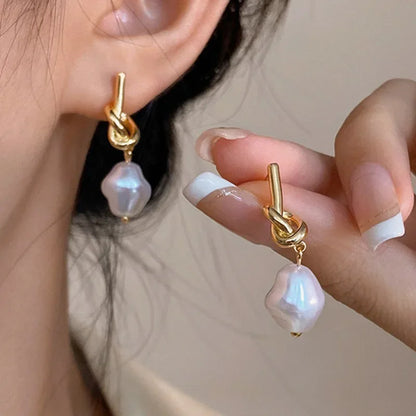 Pearl Earrings French Style ELEGANT