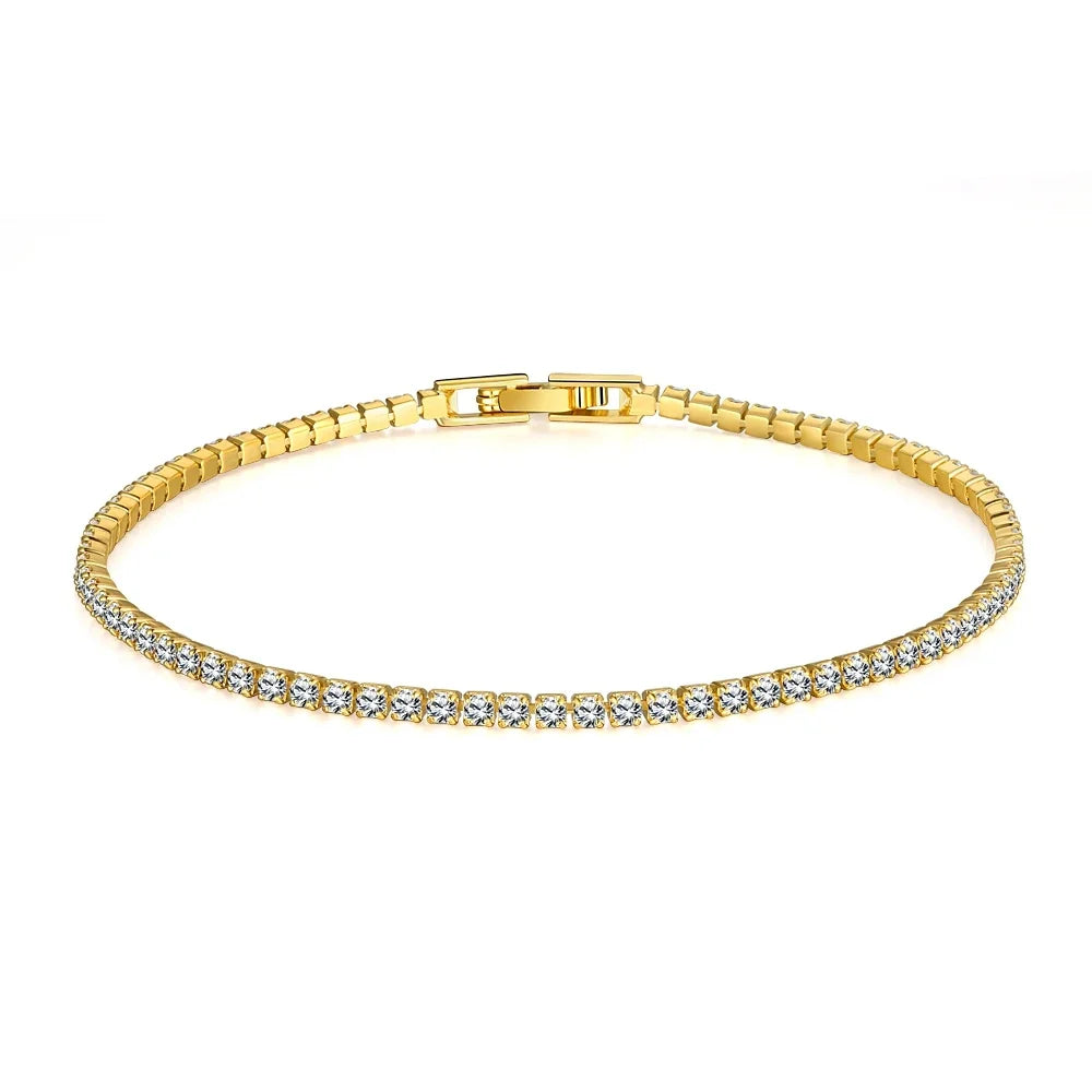 925 Silver Tennis Bracelet with Zirconia