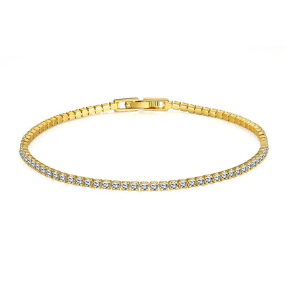 925 Silver Tennis Bracelet with Zirconia