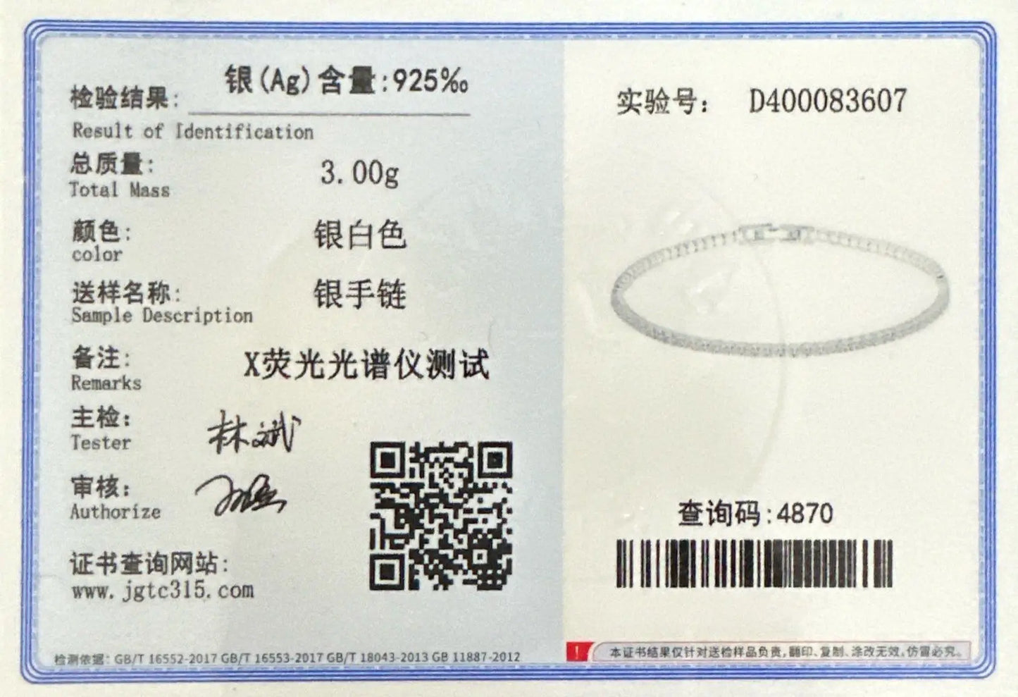 925 Silver Tennis Bracelet with Zirconia